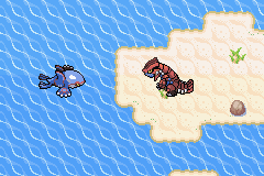 groudon vs kyogre pokémon